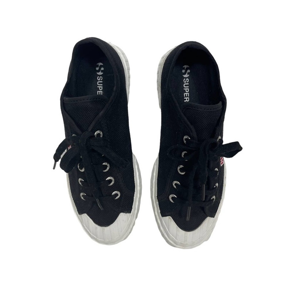 Superga 2630 COTU Classic Sneaker Black Size 6.5 - Picture 4 of 11